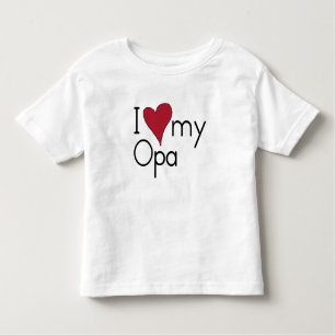 T-shirt Pour Les Tous Petits J'aime mon Opa