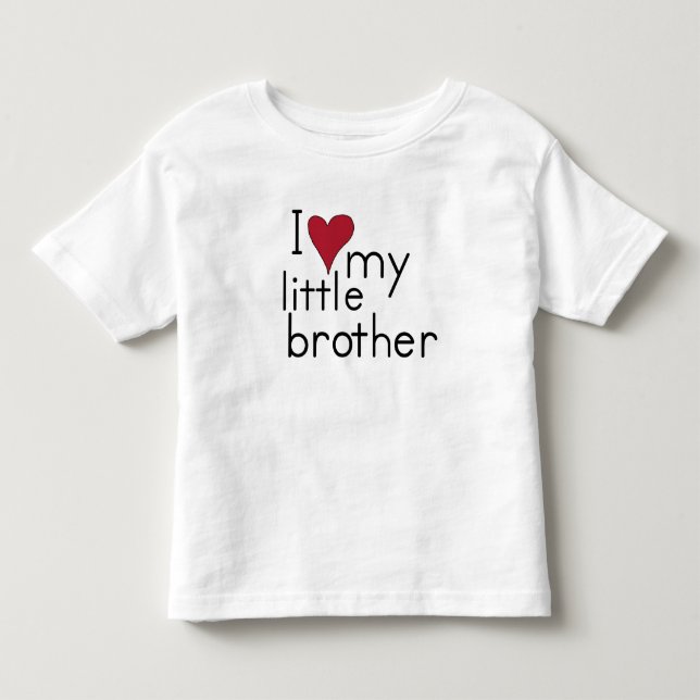 T-shirt Pour Les Tous Petits J'aime mon petit frère (Devant)