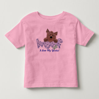 T-shirt Pour Les Tous Petits J'aime mon Yorkie !