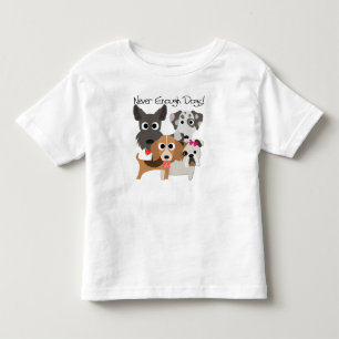 T-shirt Pour Les Tous Petits Jamais Assez De Chiens