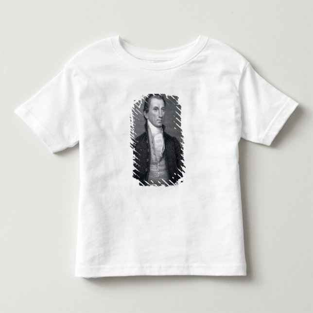T-shirt Pour Les Tous Petits James Monroe, gravé par brun Durand (1796 de (Devant)