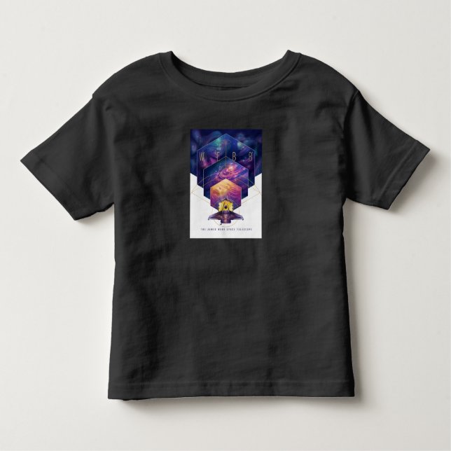 T-shirt Pour Les Tous Petits James Webb télescope spatial Illustration Art (Devant)