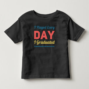 T-shirt Pour Les Tous Petits Jardin d'enfants Diplômés Diplôme d'études supérie