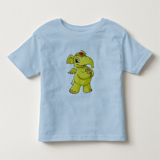 T-shirt Pour Les Tous Petits Jaune d'Elephante (Devant)