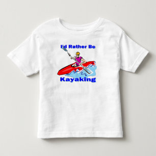 T-shirt Pour Les Tous Petits J'aurais plutôt 1 ans Kayaking