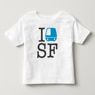 T-shirt Pour Les Tous Petits Je Bart SF Toddler Shirt