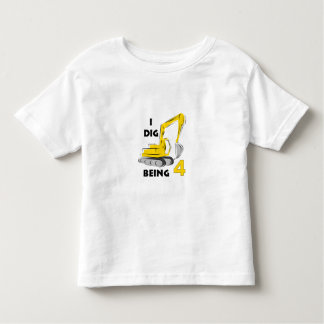 T-shirt Pour Les Tous Petits Je creuse être 4