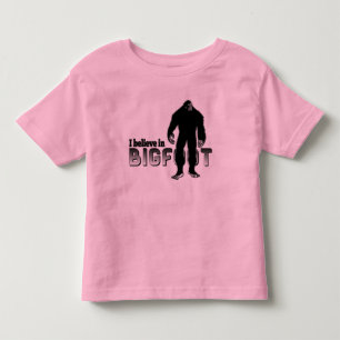 T-shirt Pour Les Tous Petits Je crois en BIGFOOT