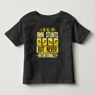 T-shirt Pour Les Tous Petits Je Fais Mon Propre Accident D'Accident De Gens Mal