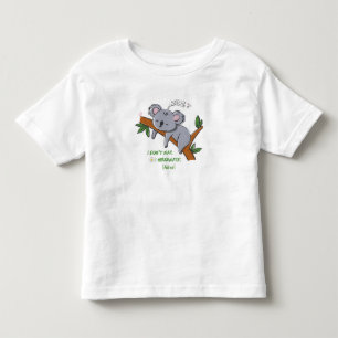 T-shirt Pour Les Tous Petits Je ne fais pas la sieste, j'hiberne - Enfant koala