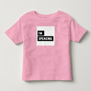 T-shirt Pour Les Tous Petits Je parle Kamala Harris