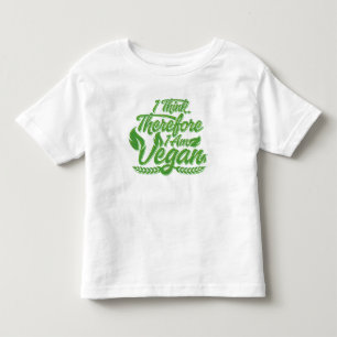 T-shirt Pour Les Tous Petits Je Pense Que Je Suis Vegan.