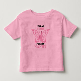 T-shirt Pour Les Tous Petits Je porte le rose pour ma bonne d'enfants