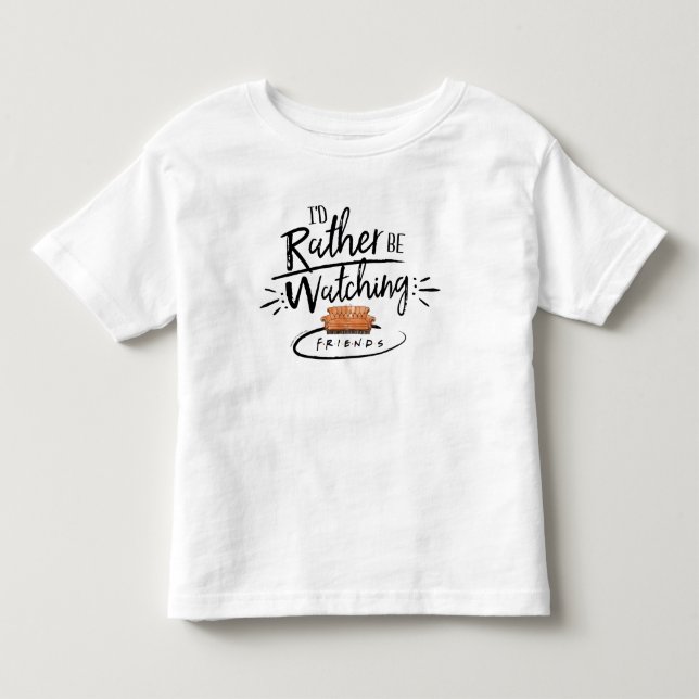 T-shirt Pour Les Tous Petits Je préférerais regarder mes amis™ (Devant)