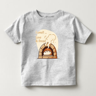 T-shirt Pour Les Tous Petits Je sens l'Amour & le Pain