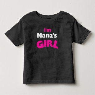 T-shirt Pour Les Tous Petits Je suis la fille de Nana