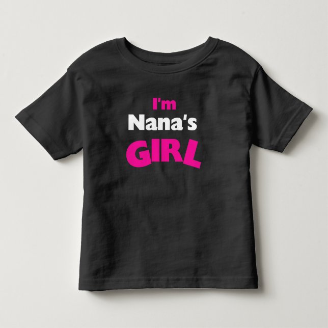 T-shirt Pour Les Tous Petits Je suis la fille de Nana (Devant)