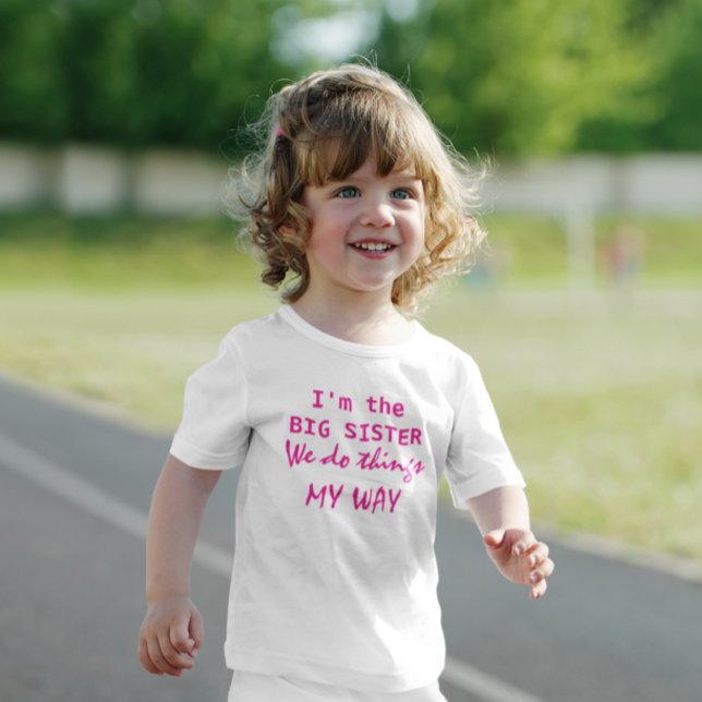 T-shirt Pour Les Tous Petits Je suis la grande soeur (Créateur téléchargé)