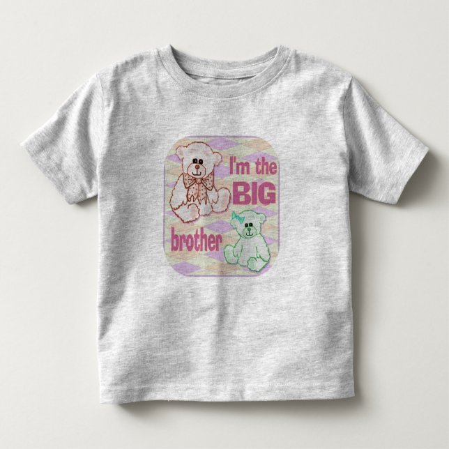 T-shirt Pour Les Tous Petits Je suis le Big Brother (Devant)