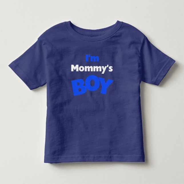 T-shirt Pour Les Tous Petits Je suis le garçon de maman (Devant)