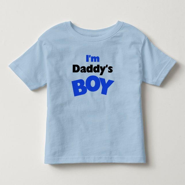 T-shirt Pour Les Tous Petits Je suis le garçon de papa (Devant)