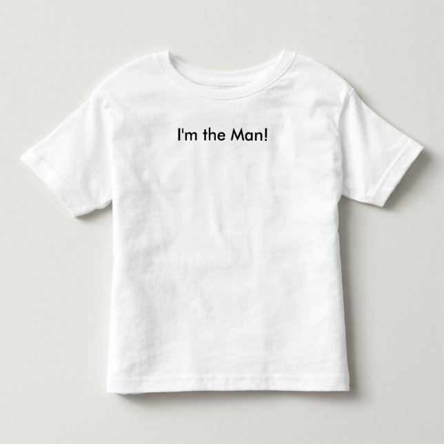 T-shirt Pour Les Tous Petits Je suis l'Homme ! (Devant)