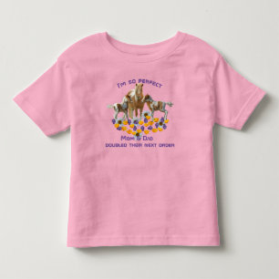 T-shirt Pour Les Tous Petits Je suis si parfait - jumeaux