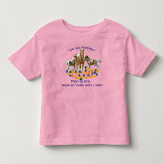 T-shirt Pour Les Tous Petits Je suis si parfaite - jumeaux