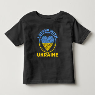 T-SHIRT POUR LES TOUS PETITS JE SUIS SOLIDAIRE DE L'UKRAINE - SOUTIEN