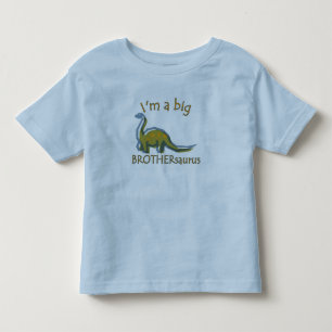 T-shirt Pour Les Tous Petits Je suis un grand brothersaurus solo