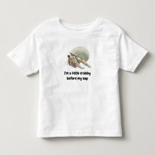 T-shirt Pour Les Tous Petits Je suis un peu crabe avant ma sieste