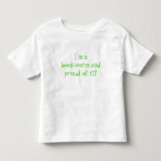 T-shirt Pour Les Tous Petits Je suis un rat de bibliothèque et fier de lui !