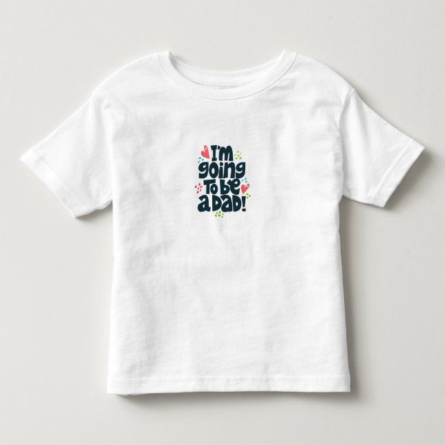 T-shirt Pour Les Tous Petits Je vais être papa (Devant)