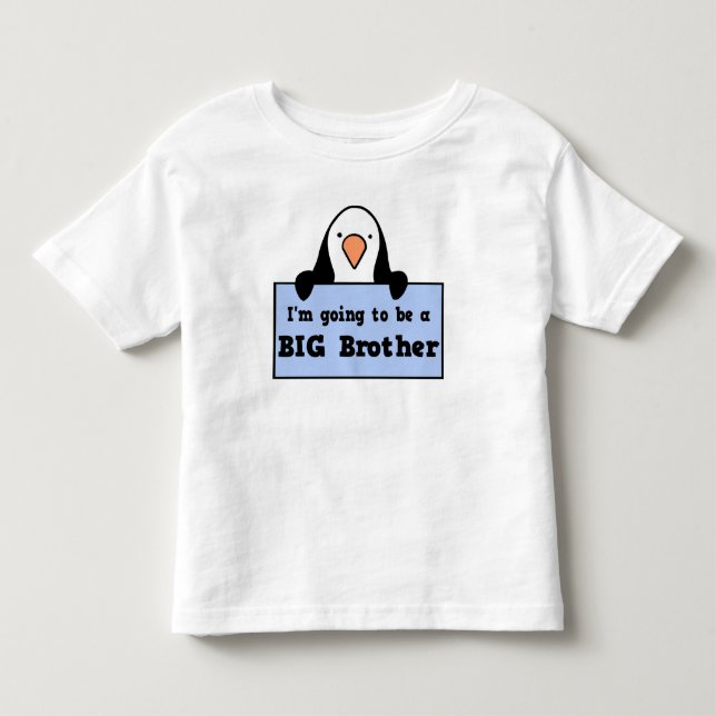 T-shirt Pour Les Tous Petits Je vais être un Big Brother (Devant)