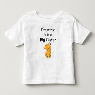 T-shirt Pour Les Tous Petits Je vais être une grande soeur