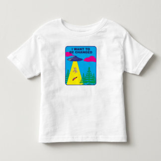 T-shirt Pour Les Tous Petits Je veux être changé UFO