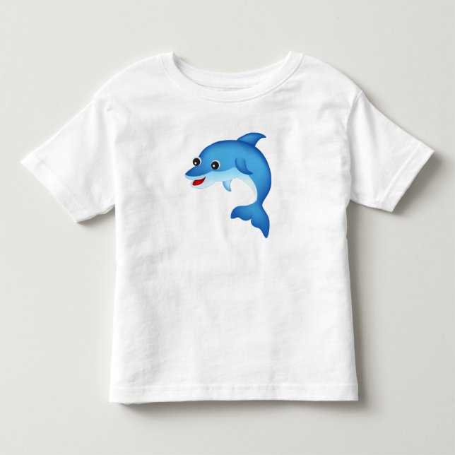 T-shirt Pour Les Tous Petits Joli dauphin (Devant)