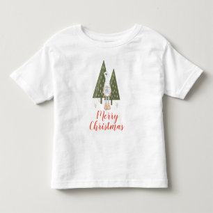 T-shirt Pour Les Tous Petits Joli Noël Gnome Bluebird