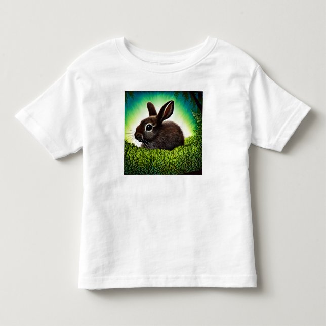 T-shirt Pour Les Tous Petits Joli petit livre d'histoires Bunny (Devant)