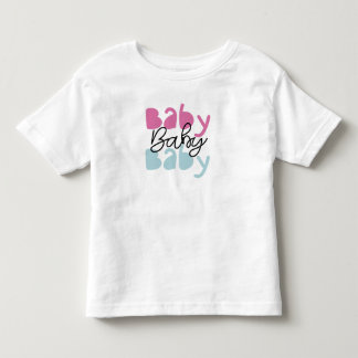 T-shirt Pour Les Tous Petits Joli tee-shirt pour tout-petit avec graphique "Bab