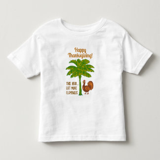 T-shirt Pour Les Tous Petits Joli Thanksgiving personnalisé pour tout-petit