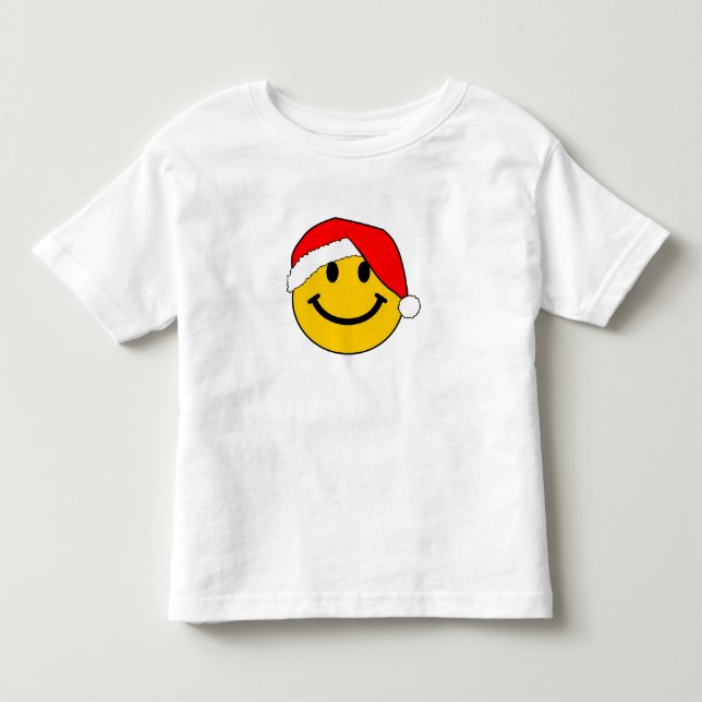 T-shirt Pour Les Tous Petits Joli visage de Noël Père Noël (Devant)