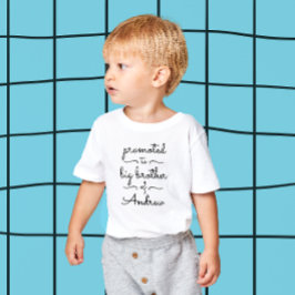 T-shirt Pour Les Tous Petits Jolie moderne Big Brother Soeur Typographie minima