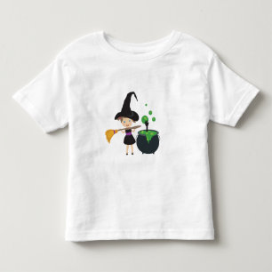 T-shirt Pour Les Tous Petits Jolie sorcière d'Halloween