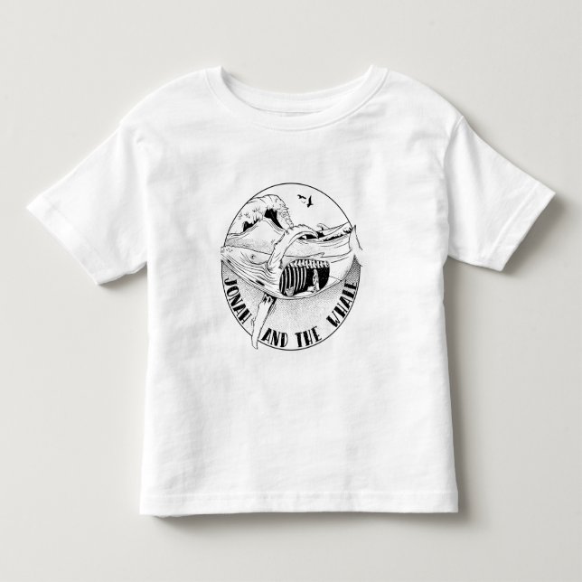 T-shirt Pour Les Tous Petits Jonah et la baleine (Devant)