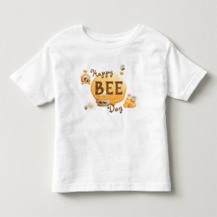 T-shirt Pour Les Tous Petits Jour de l'Abeille joyeux