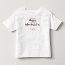 Joyeuse Friendsgiving ! Nom personnalisé de l'enfa