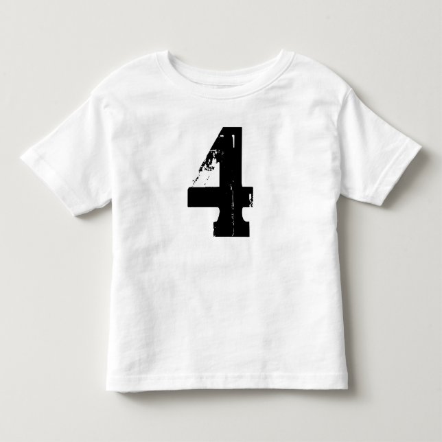 T-shirt Pour Les Tous Petits Joyeux 4ème anniversaire (Devant)