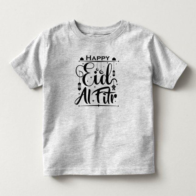 T-shirt Pour Les Tous Petits Joyeux Aïd Al Fitr (Devant)