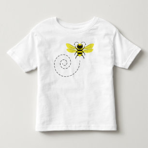 T-shirt Pour Les Tous Petits Joyeux Bumblebee Flying Boys & Girls